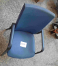 Židle kožená modrá (koženka) (Blue leather chair (leatherette)) 